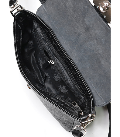 сумка женская нк мод.28524 с1 (арт.24с1029к45 ЧЕРНЫЙ/СЕРЫЙ)